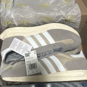Adidas Retropy E5 Solid Grey White Q47101 Shoe Sneaker Trainer NWT